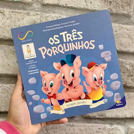 Livro Classicos Os Três Porquinhos Neurodiversidade