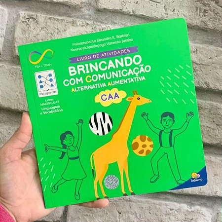 Livro de Atividades Brincando com CAA Neurodiversidade