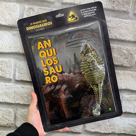 Mundo do Dinossauros Anquilossauros Leia e Brinque