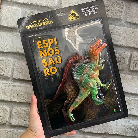 Mundo dos Dinossauros Espinossauro Leia e Brinque