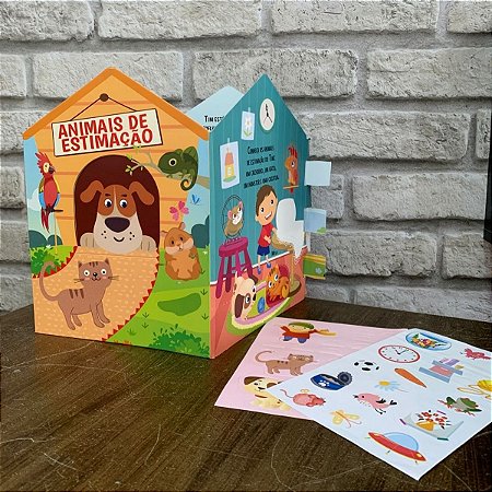 Livrinho 3D Animais de Estimação