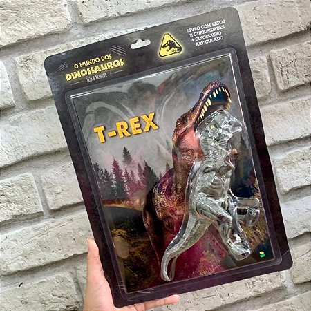 Mundo dos Dinossauros T-Rex Leia e Brinque