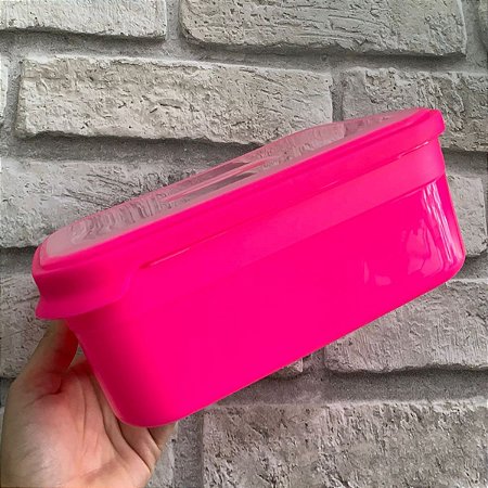 Pote Retangular de 2 Litros  - Pink