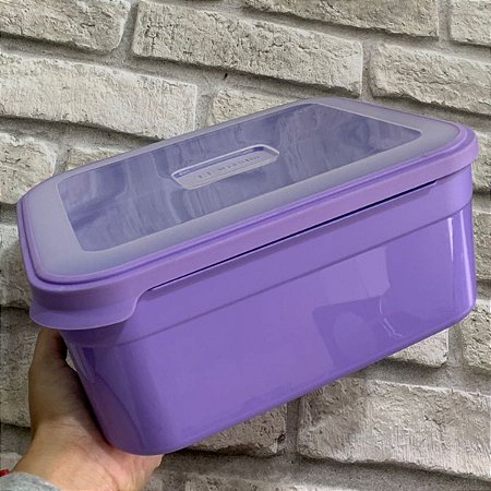 Pote Retangular de 5 Litros  - Lilás