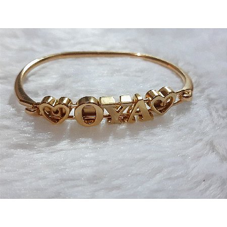 Bracelete Folheado Orixá Oya Umbanda Candomblé