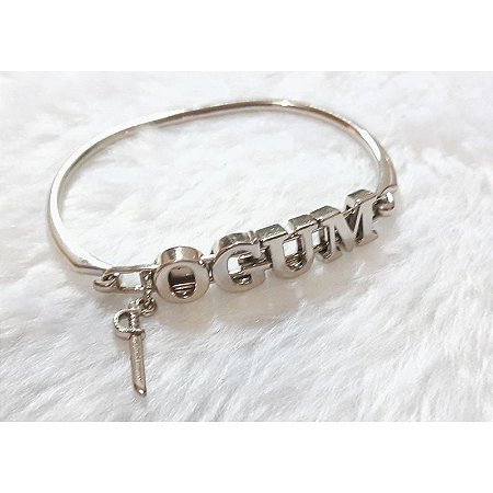 Bracelete Prateado Orixá Ogum Umbanda Candomblé