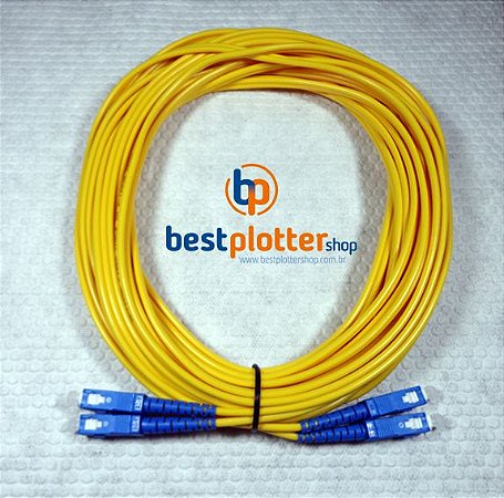 Fibra Ótica DUPLO com Pontas QUADRADAS