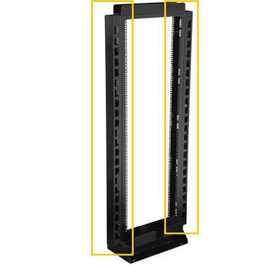 Guia Cabo Vertical para rack Coluna 40U