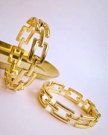 BRACELETE ARTICULADO CORRENTARIA GROSSA