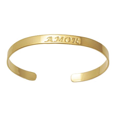 BRACELETE ARO ABERTO AMOR
