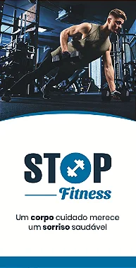 Folder Stop Fitness - Homem - 50 unidades