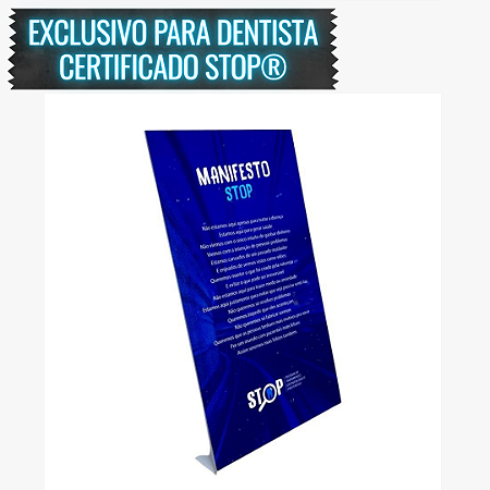 Display em Acrílico - Manifesto Stop