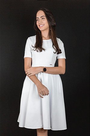 Vestido Clássico Branco
