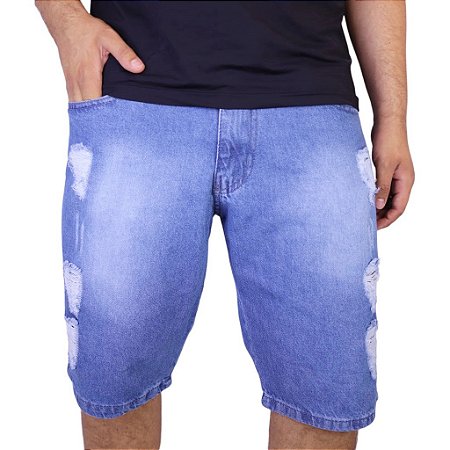 Bermuda Jeans Premiun - Azul