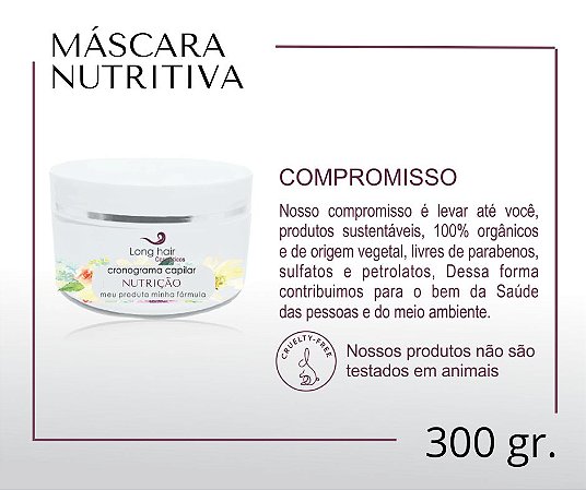 06 - MÁSCARA NUTRIÇÃO 300 gr