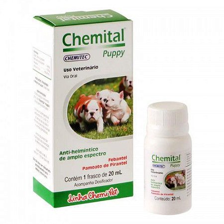 Vermífugo Chemital para Cães Puppy 20ml