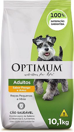 Ração Optimum Adultos Raças Pequenas 10,1kg