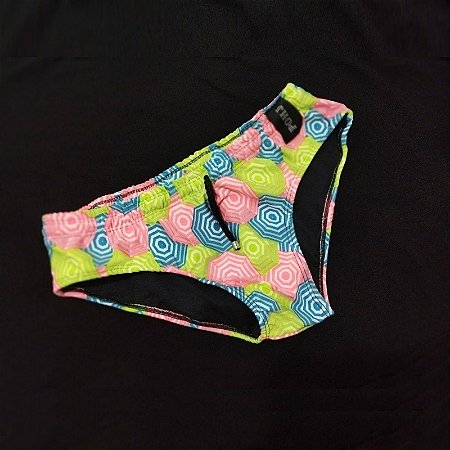 SUNGA SLIP ESTAMPA CIRCULO