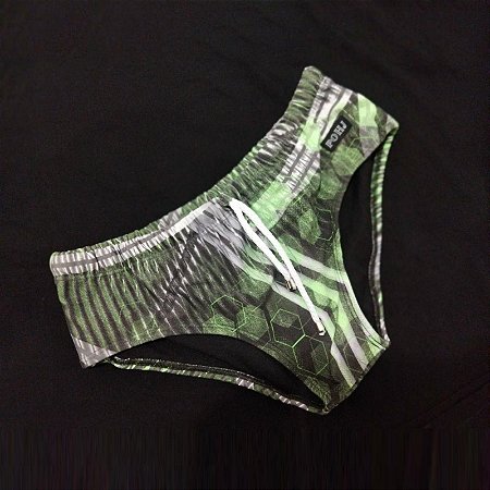 SUNGA SLIP ESTAMPADA VERDE