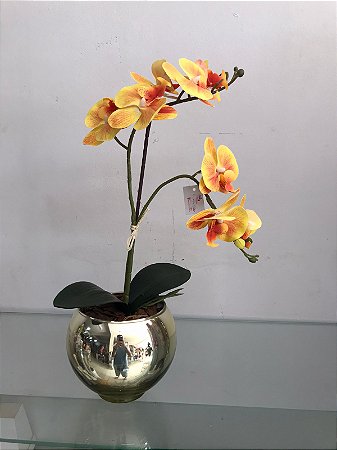 Vaso Espelhado com Orquideas - Gaibu Decor Store - Atacado e Varejo de  decoração de Cascavel & Região