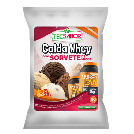 Calda Whey Protein Sorvete Massa