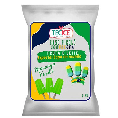 Base Picolé - Morango Verde - Sorvecopa