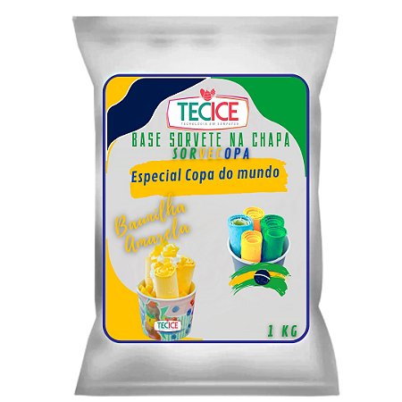 Base na Chapa Baunilha Amarela - Sorvecopa