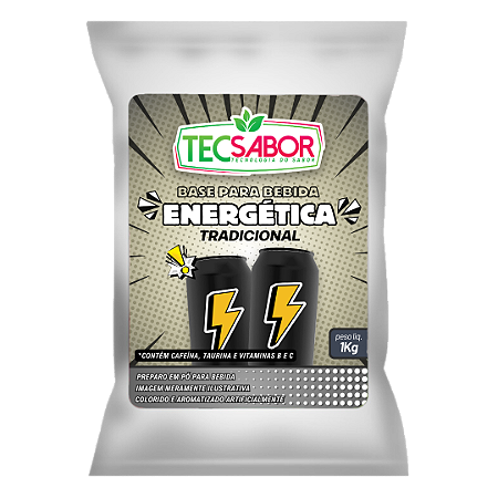 Energético Base em Pó  para Bebida Energética- Produz 20 litros Tecsabor