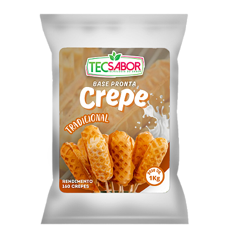 Crepe Tradicional Base Pronta Tecsabor