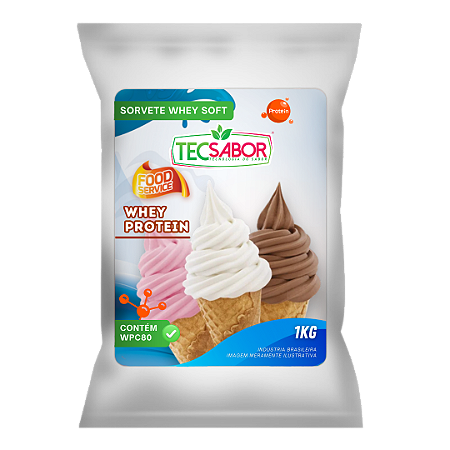 Sorvete Soft de Whey Protein Tecsabor