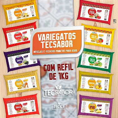 Variegato Mesclas e Recheios Frutas 1Kg
