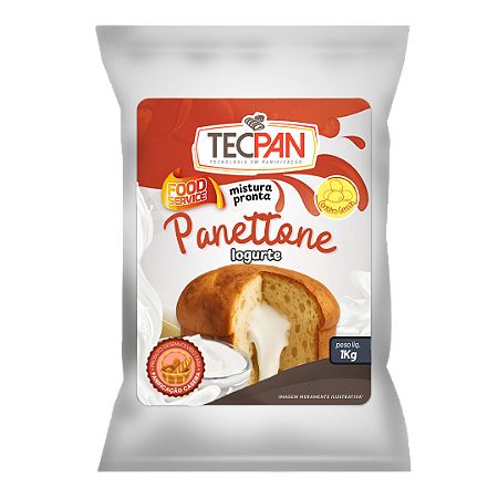 Panettone Iogurte Mistura Pronta 1kg - Tecsabor