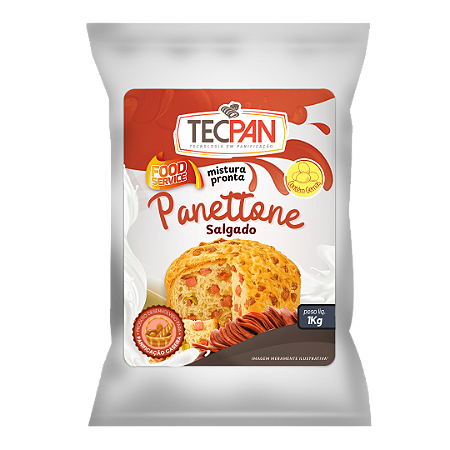 Panettone Salgado Mistura Pronta 1kg - Tecsabor