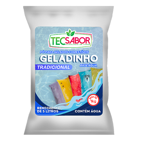 Geladinho Cremoso Base Água