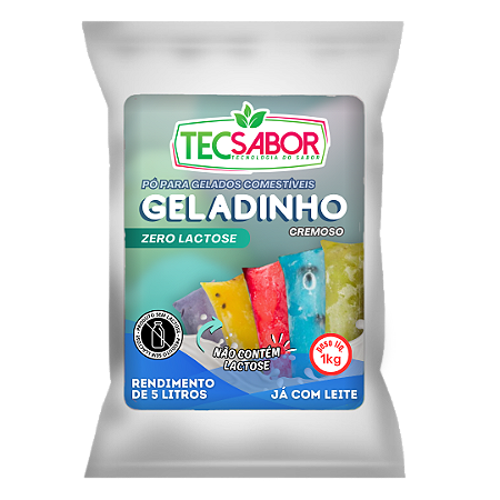 Geladinho Cremoso Zero Lactose