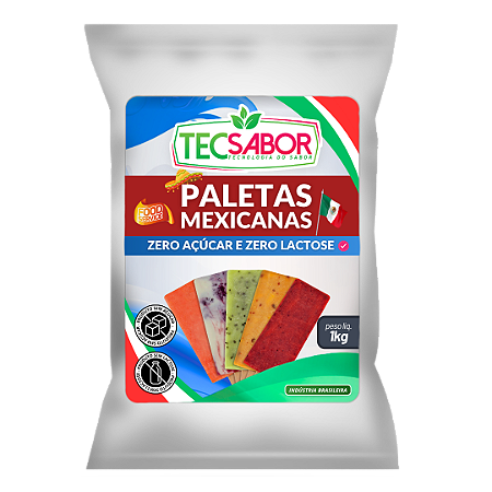 Paleta Mexicana Zero Açúcar e Zero Lactose