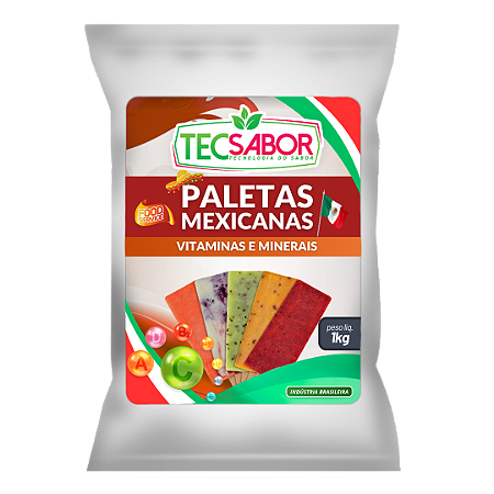 Paleta Mexicana com Vitaminas e Minerais