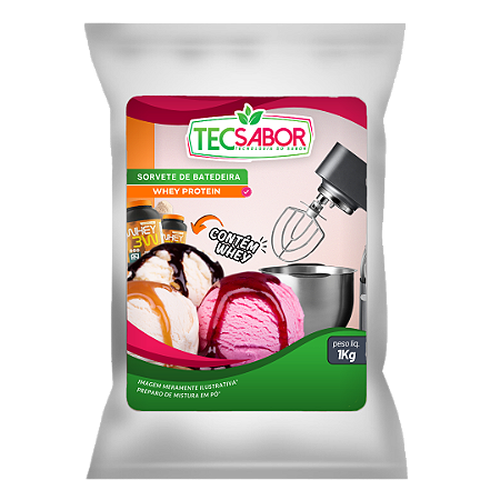 Base para Sorvete de Batedeira Whey Protein