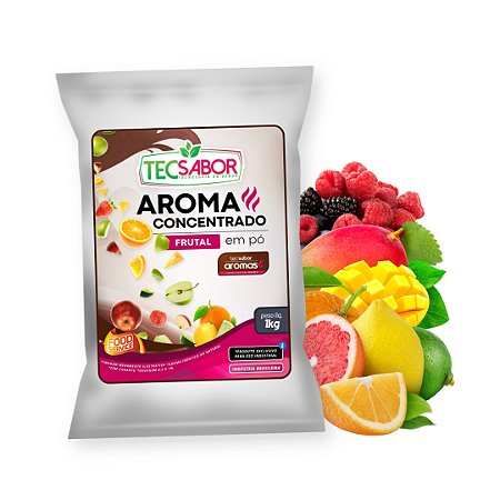 Aroma Pó Frutal Concentrado Alimentício Industrial Sabores Diversos