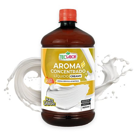 Aroma Líquido Creamy Concentrado Alimentício Sabores Diversos