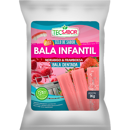 Gelo de Sabor Bala Infantil 50L