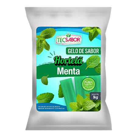 Gelo de Sabor Hortelã 50 Litros + Sabores