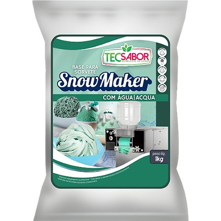 Base para Sorvete Snowmaker Acqua 1kg