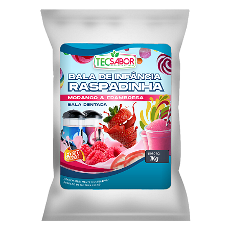 Raspadinha Bala da Infância Pó Pronta Tecsabor 1kg