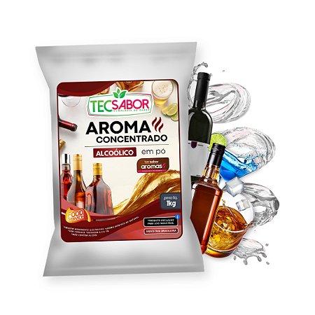 Aroma Pó Alcoólico Concentrado Alimentício Industrial Sabores Diversos