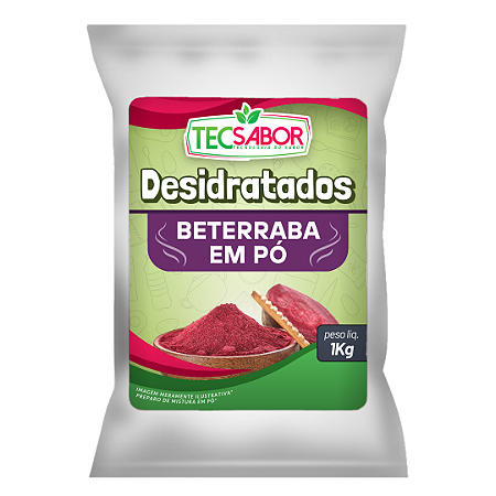 Beterraba desidratada em pó