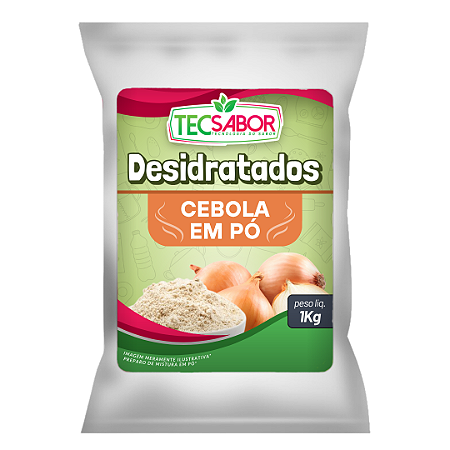 Cebola desidratada em pó