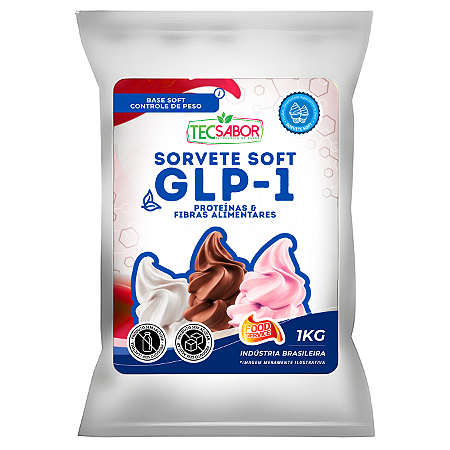 Sorvete Soft GLP-1 - Proteínas e Fibras - 1 kg