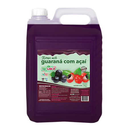 Xarope Misto Guaraná e Açaí  7kg