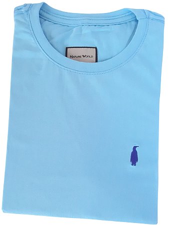 Camiseta Puro Algodão Coleção Casual Pinguim